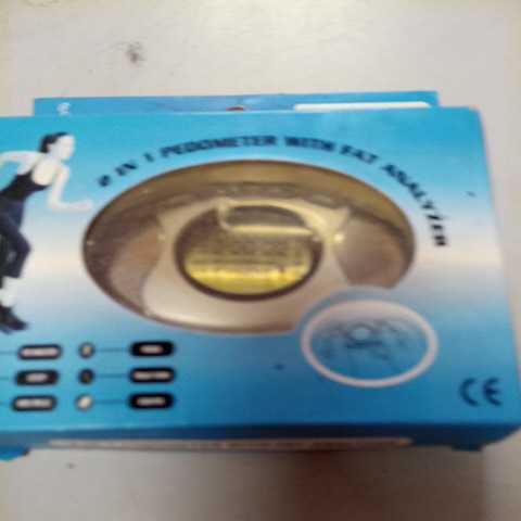 body fat meter attaching pedometer new goods unused 