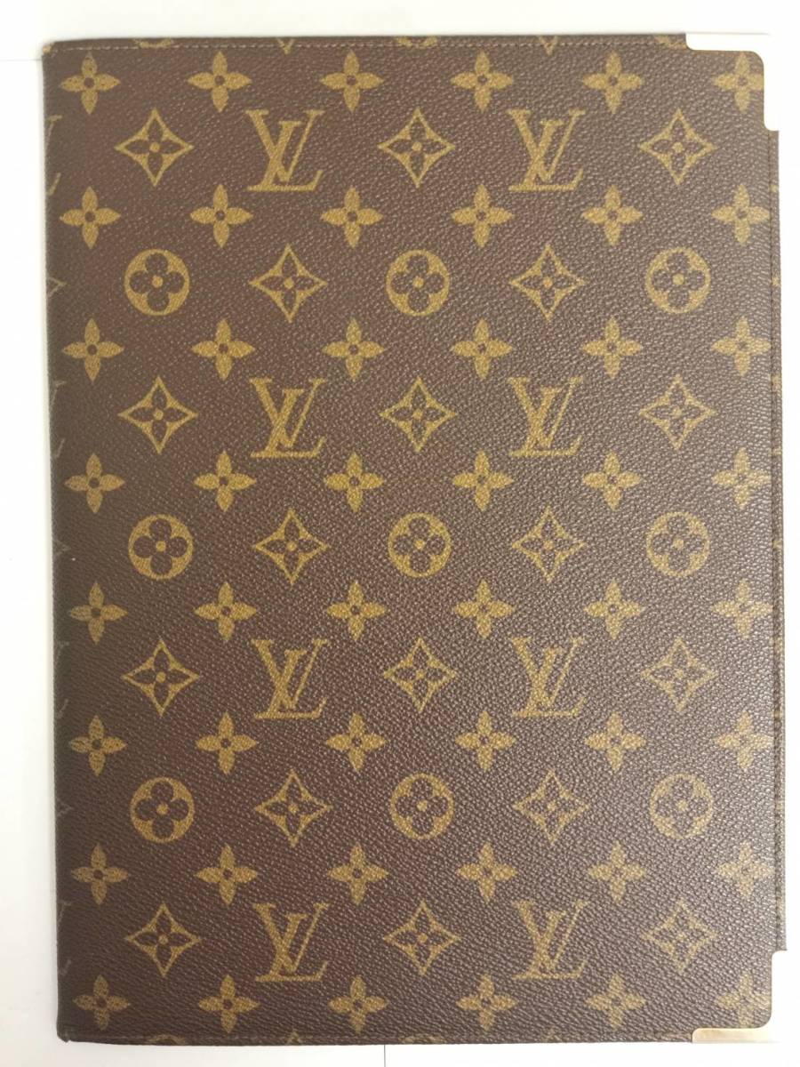 K 【Louis Vuitton】ルイヴィトン モノグラム ドキュメントケース A4 ファイルケース バインダー ブリーフケース 873RA ヴィンテージ_画像1