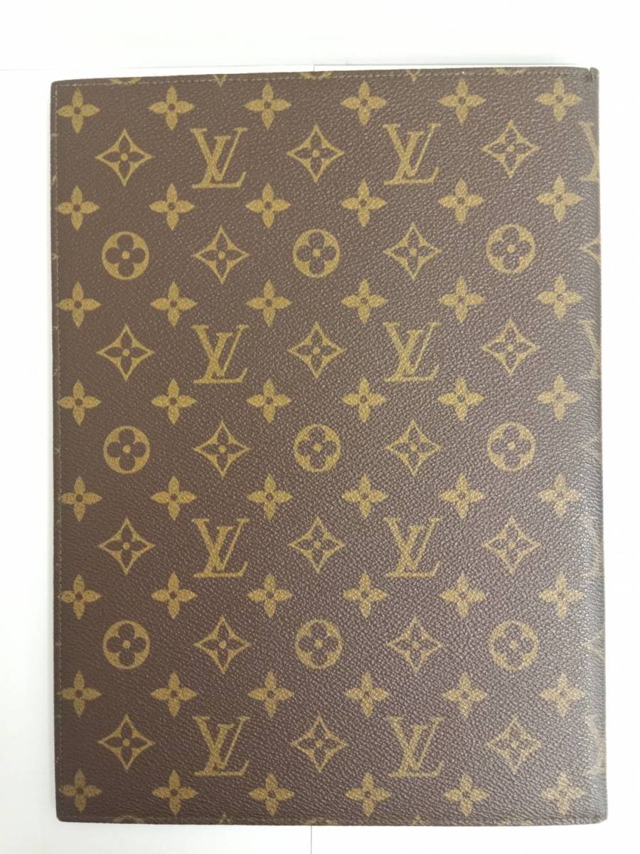 K 【Louis Vuitton】ルイヴィトン モノグラム ドキュメントケース A4 ファイルケース バインダー ブリーフケース 873RA ヴィンテージ_画像2
