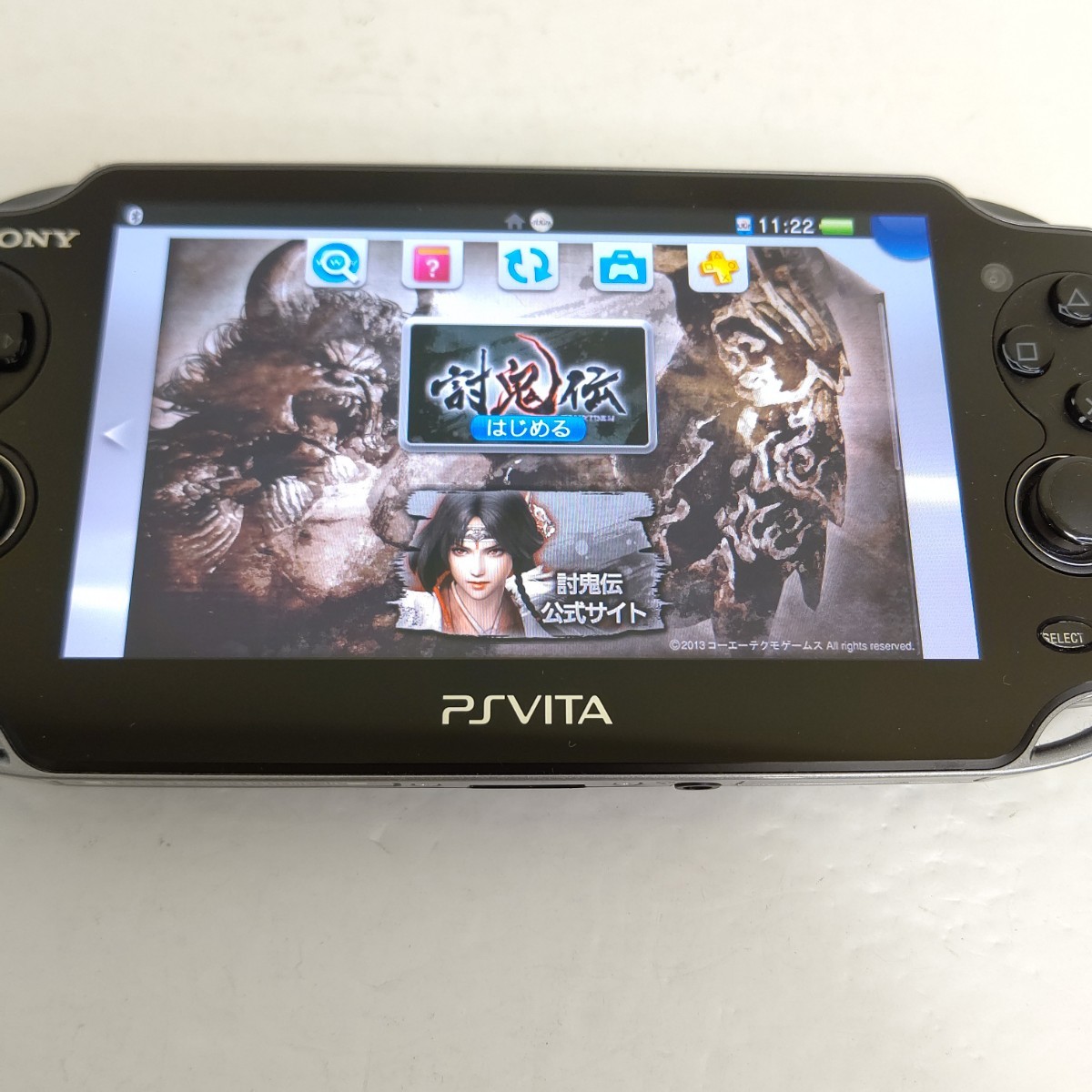 psvita pch1000 討鬼伝　鬼柄　極美品　限定モデル　SONYゲーム機_画像9