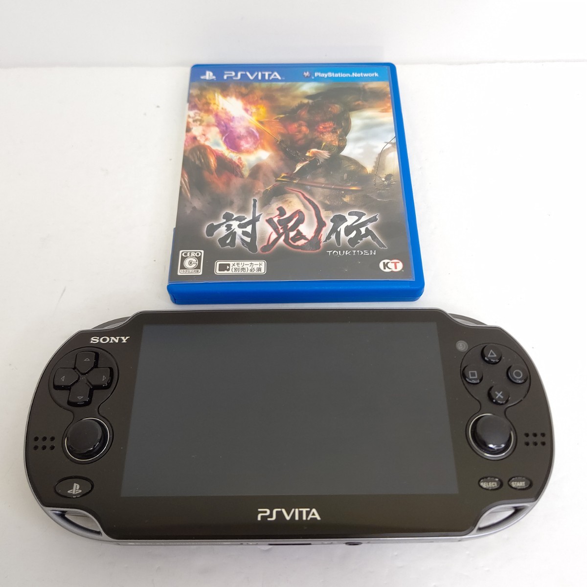 psvita pch1000 討鬼伝　鬼柄　極美品　限定モデル　SONYゲーム機_画像1