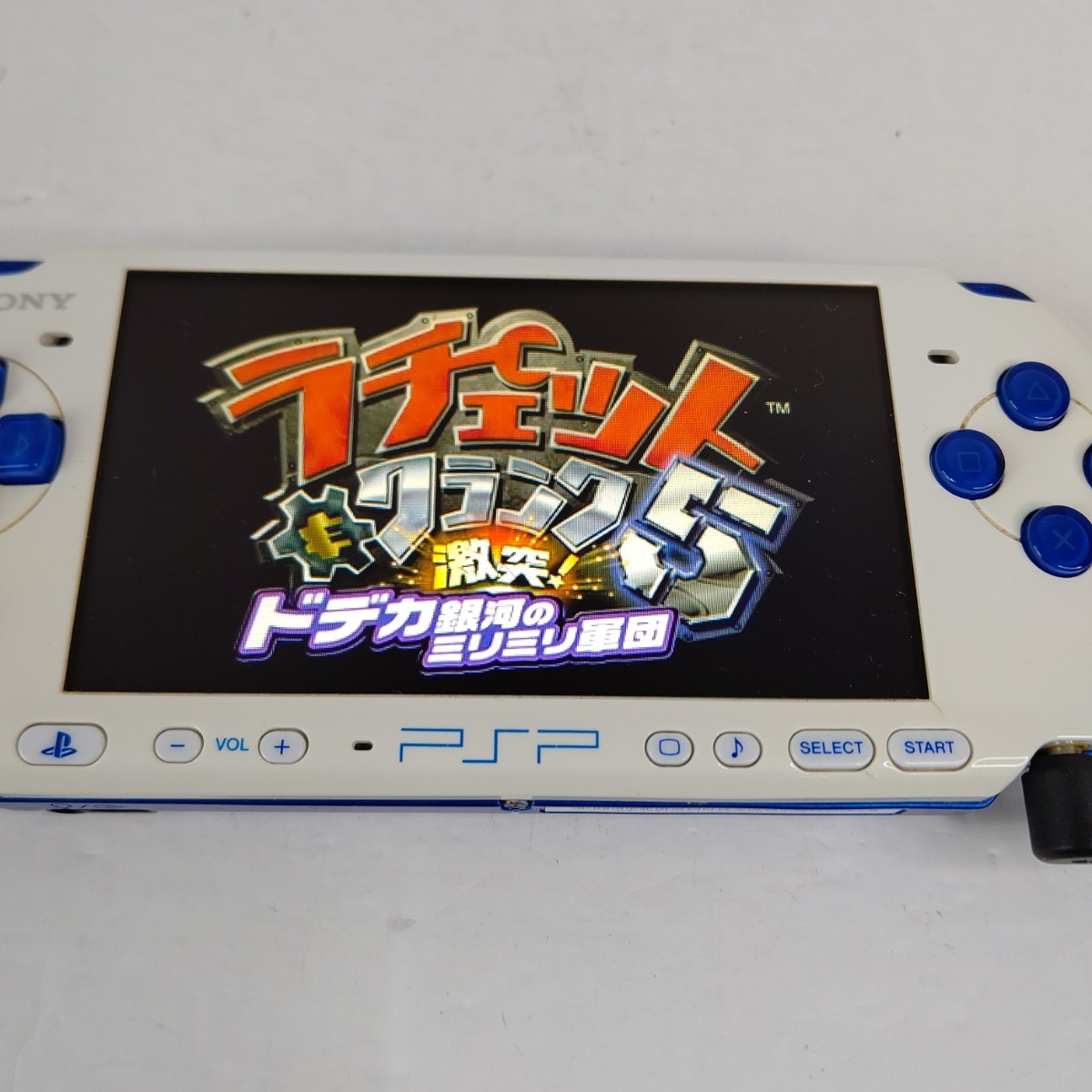 SONY　PSP3000　ホワイトブルー　ソニー　ゲーム機_画像9