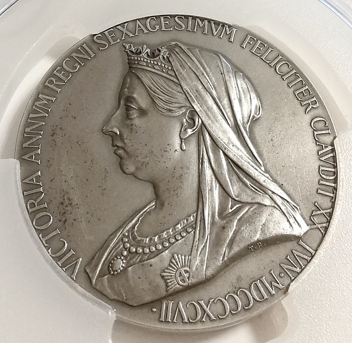 ⑪大型記念メダル 55mm 1897年 ヴィクトリア女王ダイヤモンド