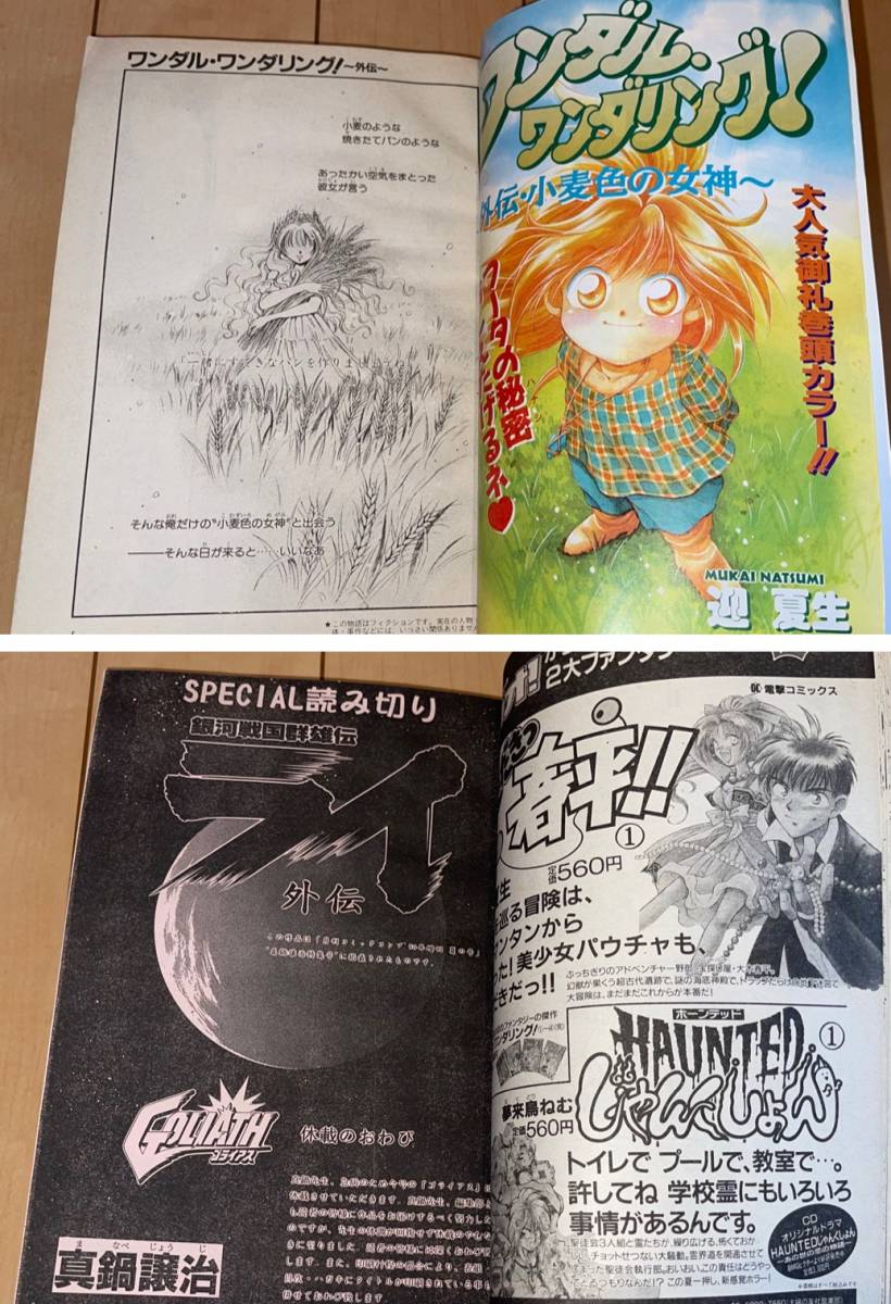 レア☆電撃コミックガオ! 1996年7月増刊号【ガオ！Z】新連載:スターウォーズ! 表紙&巻頭C:ワンダル・ワンダリング!外伝/ガンダム0079ほか☆_画像3