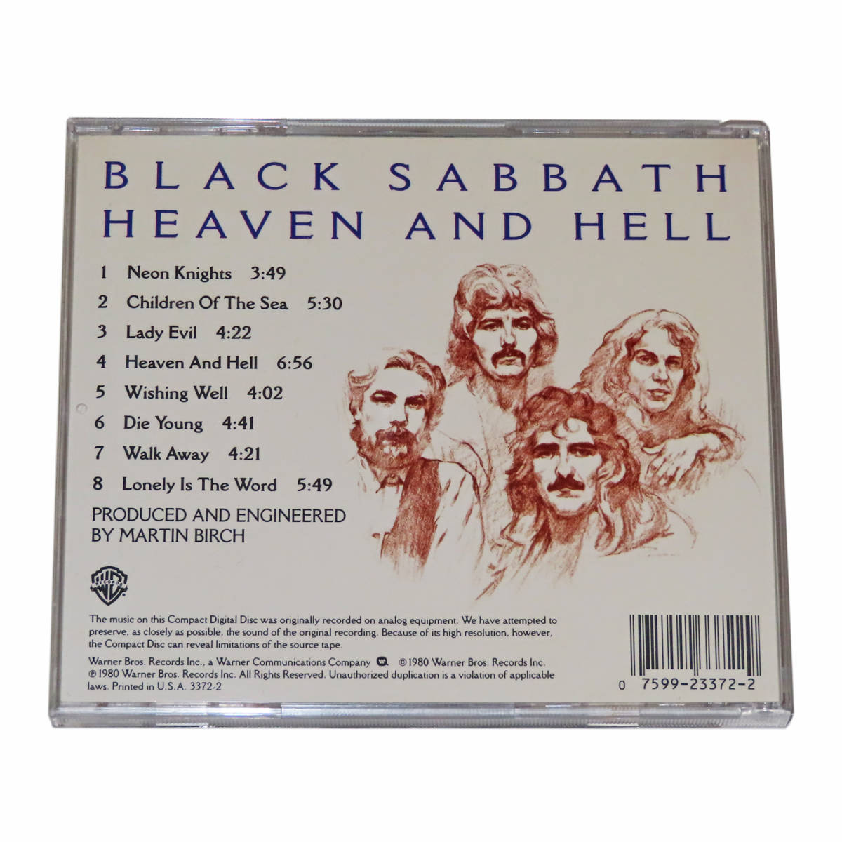 ▲BLACK SABBATH / HEAVEN AND HELL【ブラック・サバス / ヘヴン・アンド・ヘル】輸入盤 　1987年_3372-2_画像2