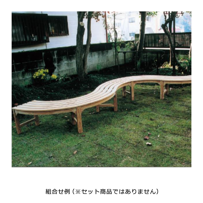  bench outdoors stylish wooden park shop on 3 person veranda terrace facility store school office company .. sause none chair car b curve round shape small of the back ..