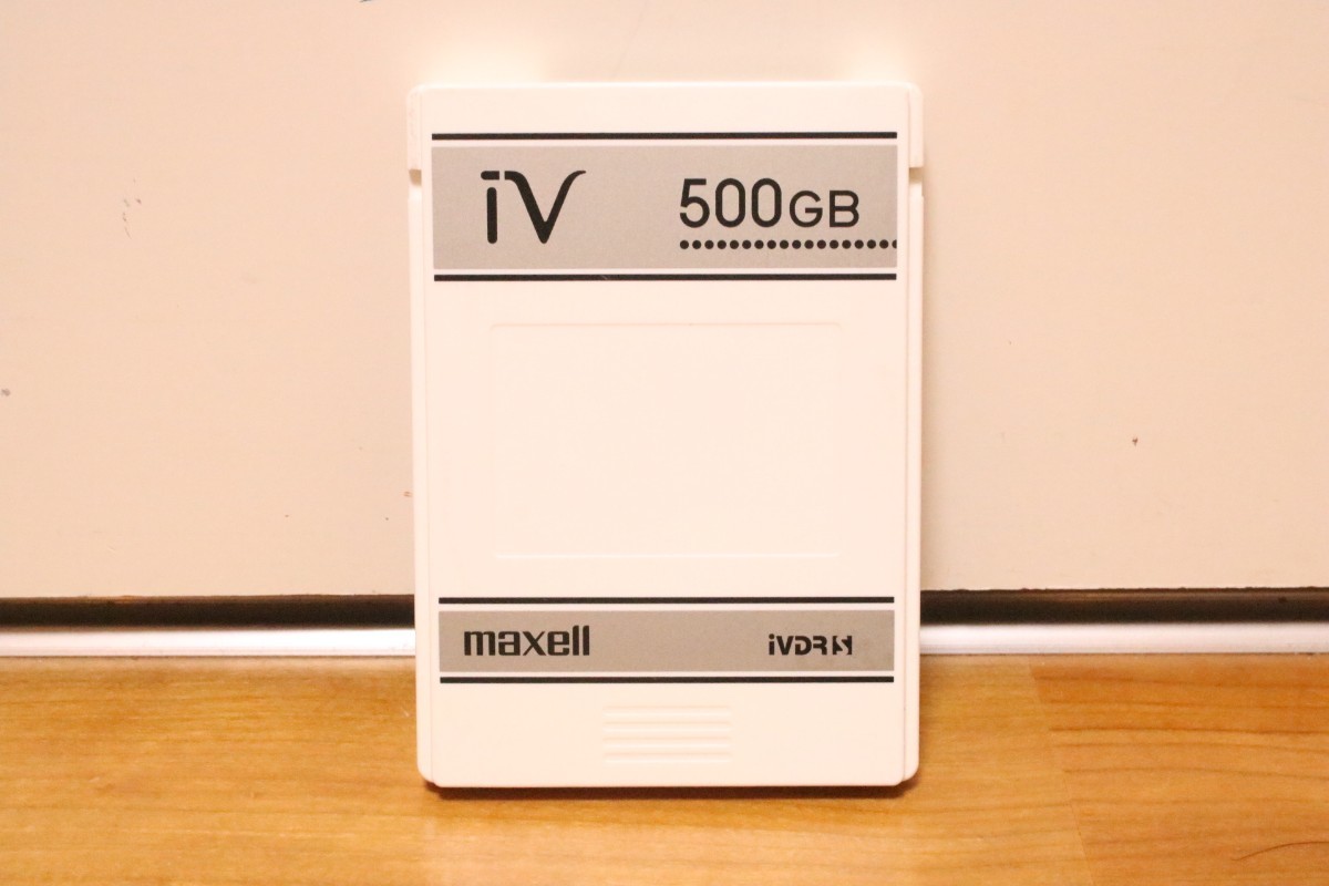 maxell マクセル iVDR 500GB カセットハードディスク M-VDRS500G.C