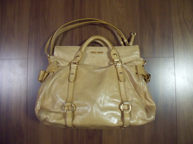 質店鑑定済み 美品 □ miumiu □ ミュウミュウ □ ラムスキン 質店鑑定済み 美品 □ miumiu □ ミュウミュウ □ ラムスキン