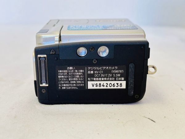 H511-K52-323 Panasonic パナソニック 松下電器 NV-C1 VGN8787 Mini DV デジタルビデオカメラ 日本製 付属品/箱付き ⑦_画像7