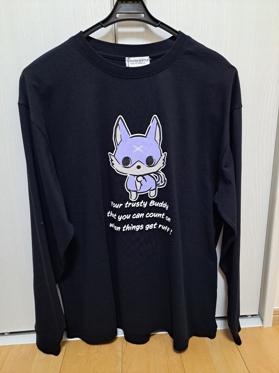 【新品】モンスターハンターライズ サンブレイクガルクプリント長袖TシャツLサイズ_画像1