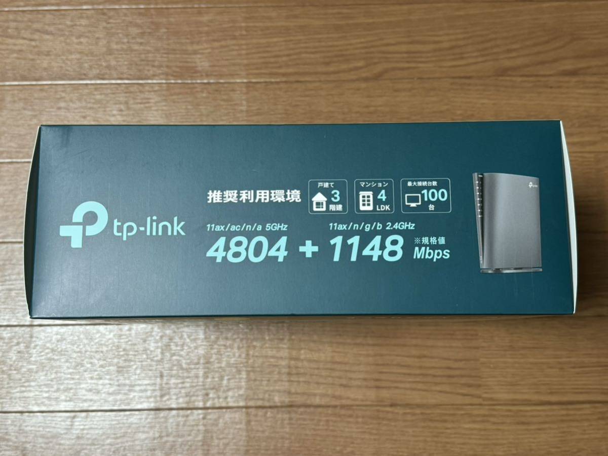 【超美品 使用期間4ヶ月】TP-Link WiFi ルーター 無線LAN WiFi6 11AX AX6000 4804 + 1148Mbps 2.5Gbps AX80/A_画像5