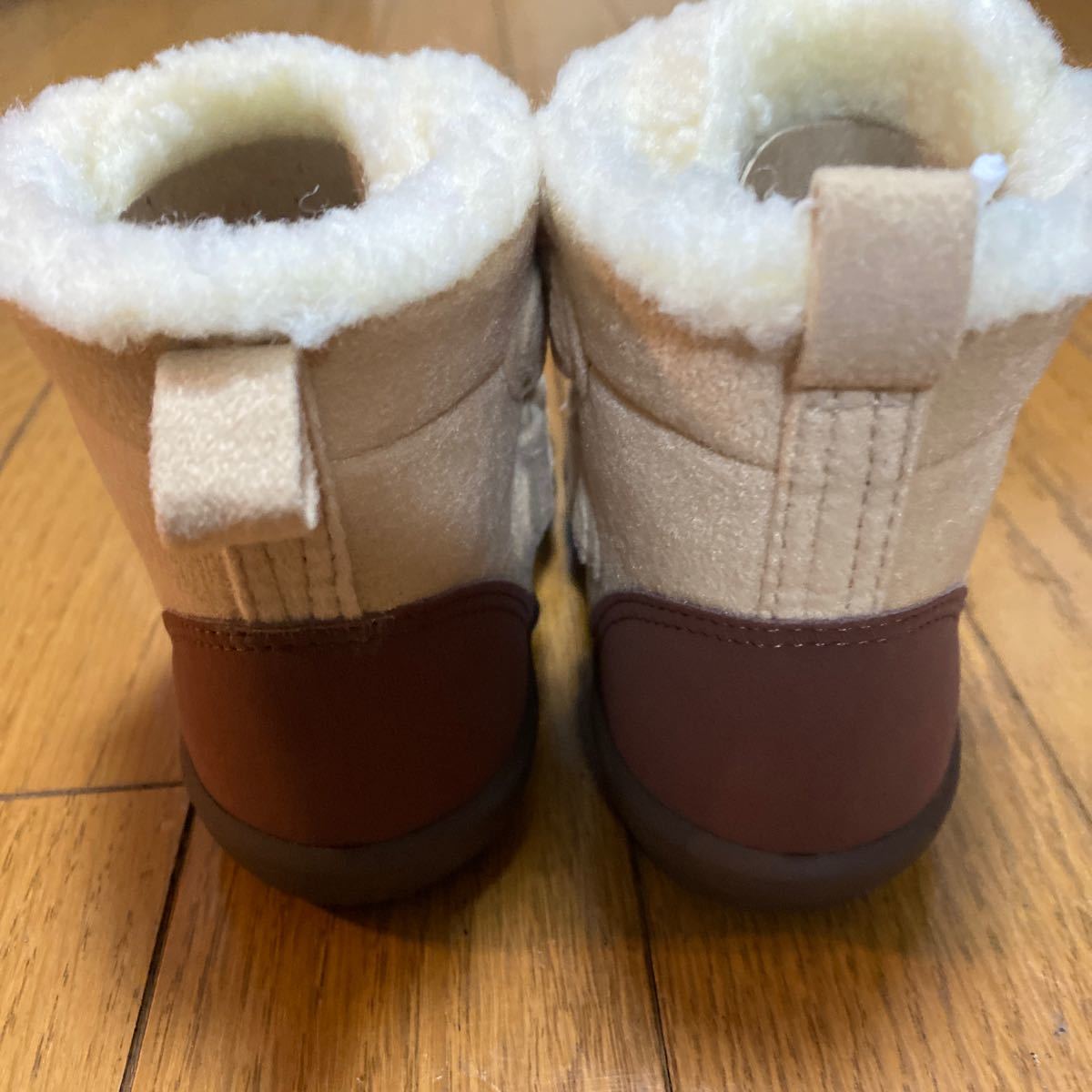 期間限定SALE 新品　ミキハウス　ブーツ　14cm ムートン UGG スノーブーツ ボア アグ シューズ ブラウン_画像5