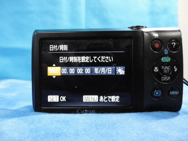 ★Canon キャノン コンパクトデジタルカメラ 本体 PowerShot A2400 IS ブルー デジカメ 付属品 他_画像5