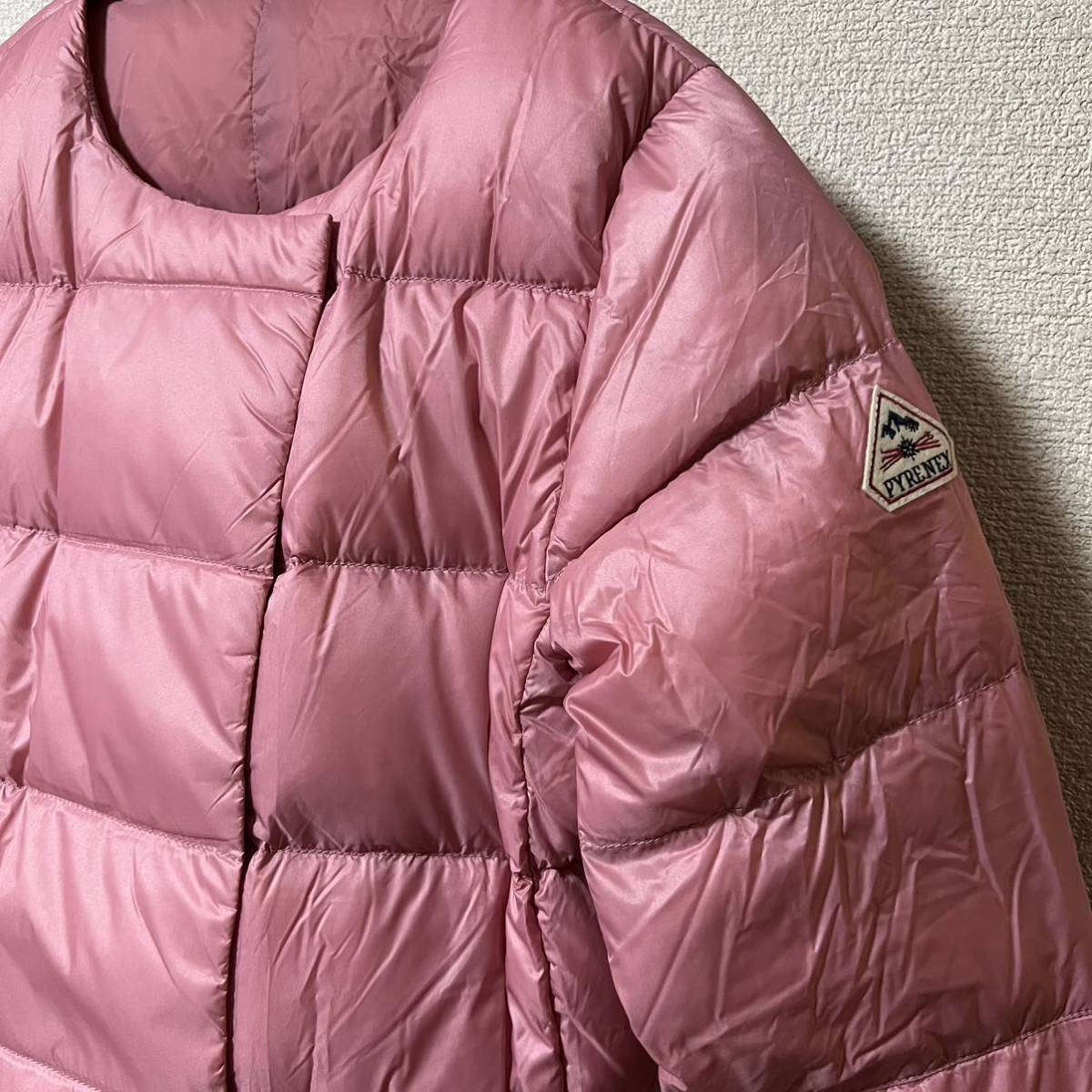 新品 PYRENEX ピレネックス CANNES カンヌ ノーカラー ショート 新品 PYRENEX ピレネックス CANNES カンヌ ノーカラー ショート