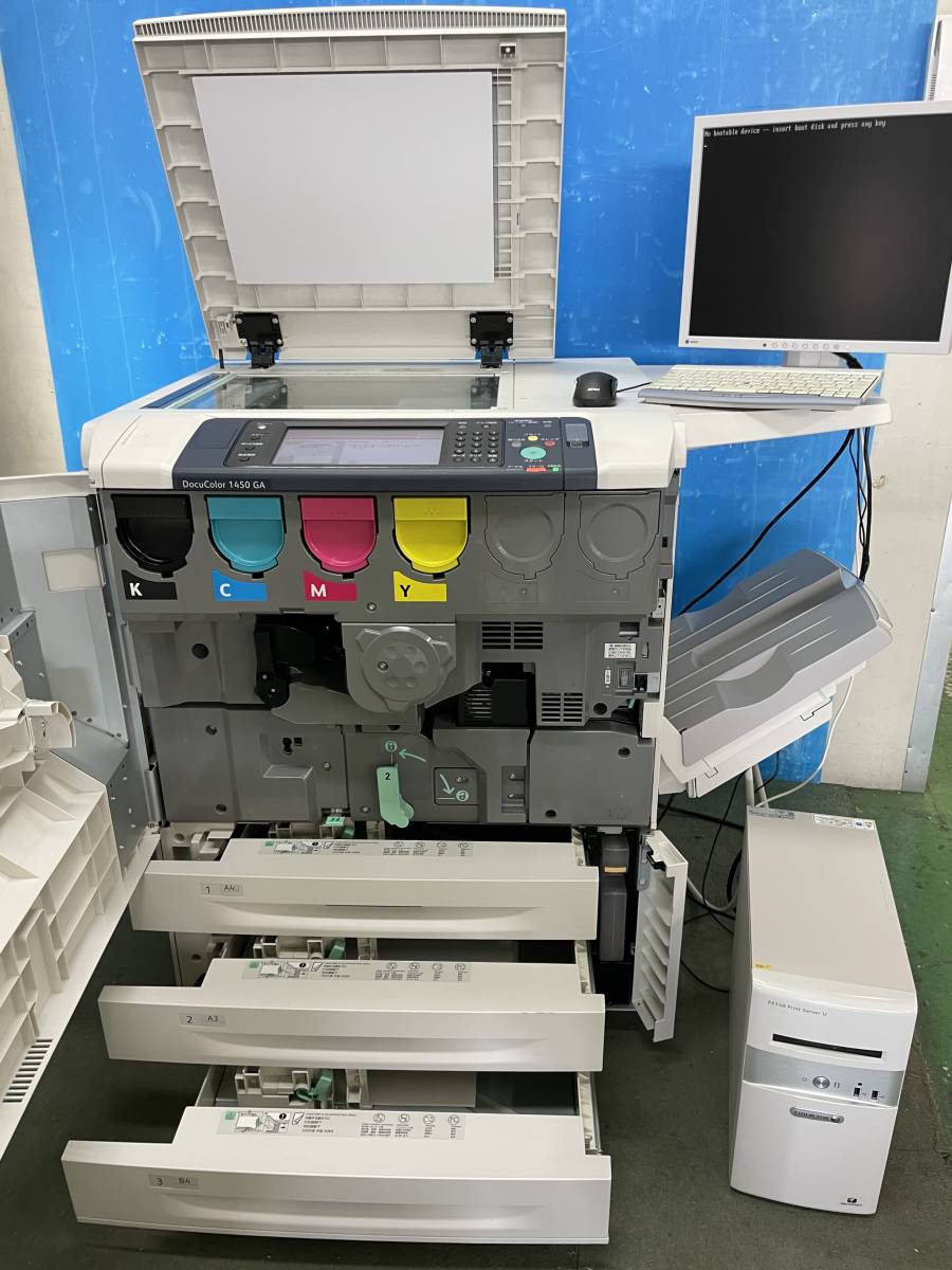  goods with special circumstances VFUJI XEROX( Fuji Xerox ) Docu Color 1450 GA^ production printer V3 level cassette + hand inserting tray ^1.H0001437