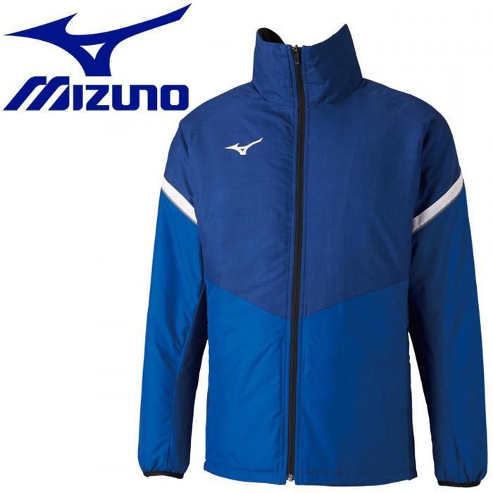 【MIZUNO】ミズノ テニス ブレスサーモ ウォーマー ジャケット＆パンツ 上下セット Lサイズ Blue×Black