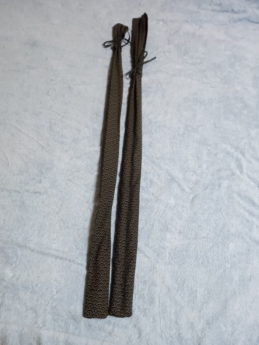 カーボン総塗り竿掛け二本物&玉の柄セット(ガルーシャ&羽根入り カーボン総塗り竿掛け二本物&玉の柄セット(ガルーシャ&羽根入り