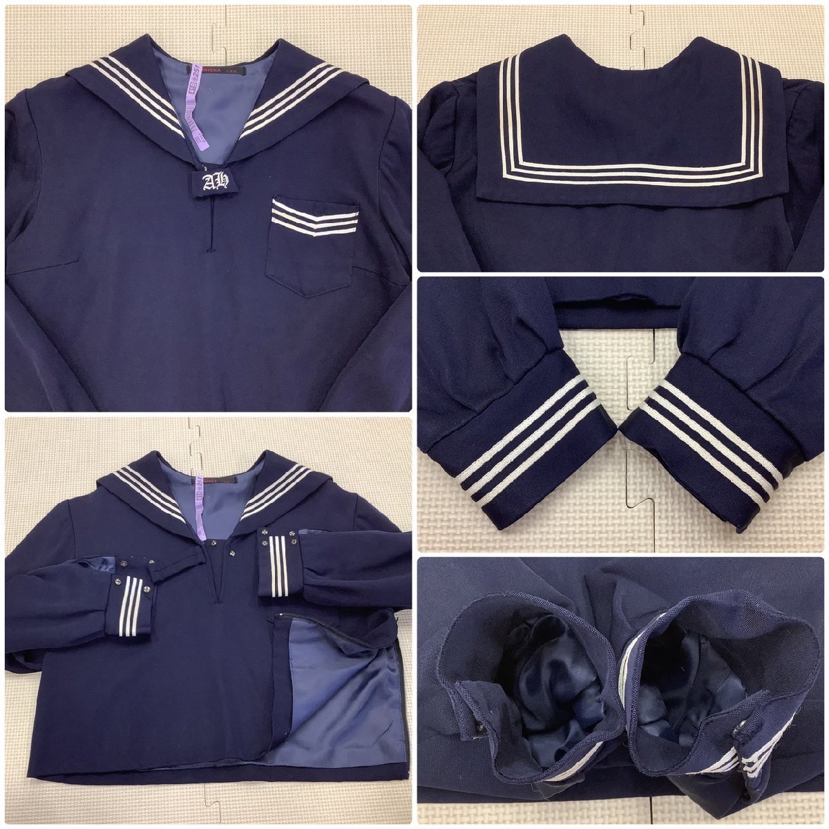 I149/Y(中古)福島県安達高校女子制服5点/指定品/大きめ/L/15R I149/Y(中古)福島県安達高校女子制服5点/指定品/大きめ/L/15R