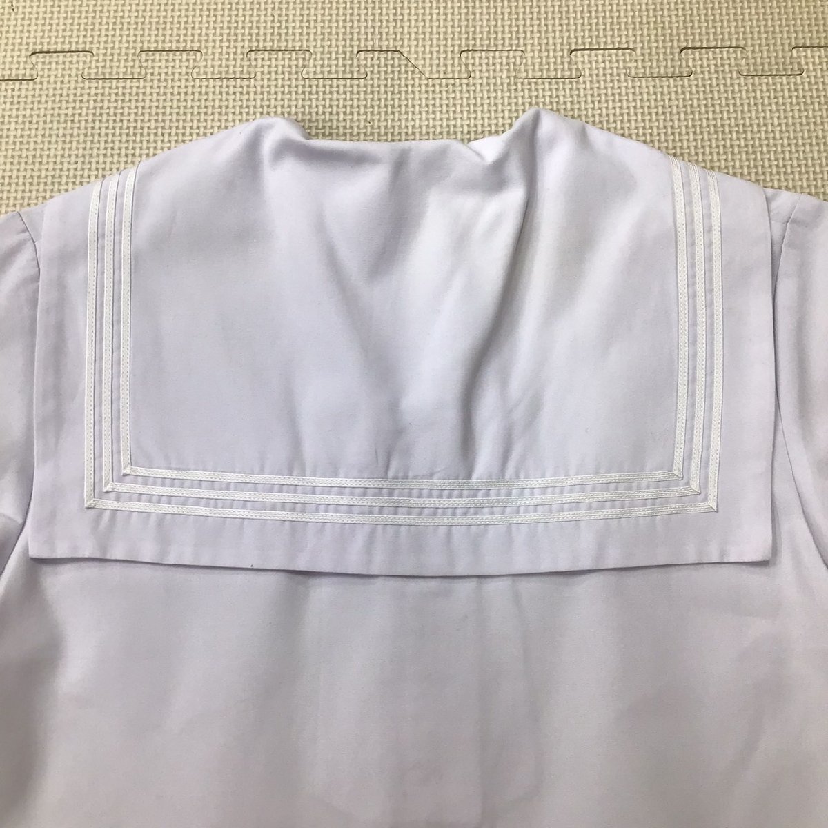 O228/(中古)兵庫県 竜山中学校 女子制服2点 /L/W73/セーラー/夏スカート/HARIMA/半袖/夏服/夏用/中学校/高校/女子学生/学生服_画像5