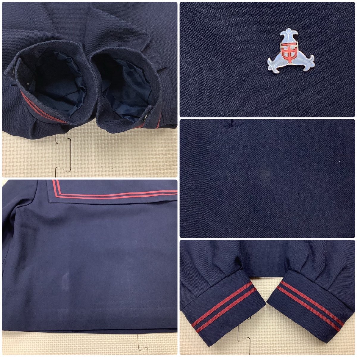 I176/Y(中古)山形県 蔵王第一中学校 女子制服3点 /指定品/校章 I176/Y(中古)山形県 蔵王第一中学校 女子制服3点 /指定品/校章
