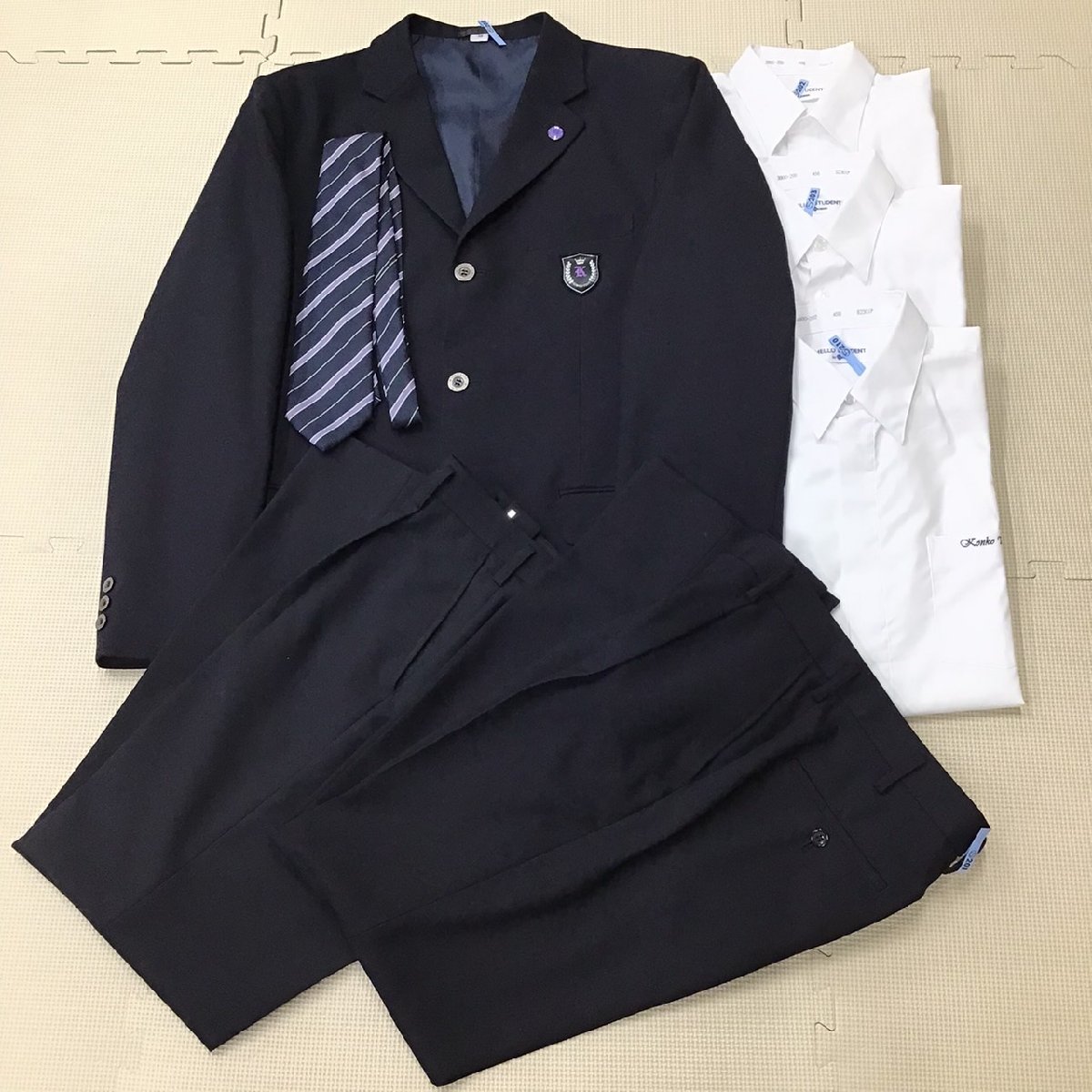 O246/S953(中古) 大阪府 金光藤蔭高校 男子制服6点 /A56/A8/W76 O246/S953(中古) 大阪府 金光藤蔭高校 男子制服6点 /A56/A8/W76