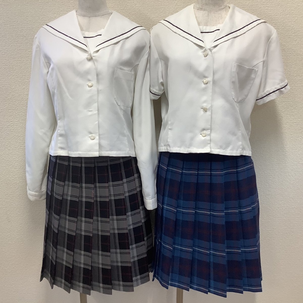 I194/Y(中古)福島県 本宮高校 女子制服4点 /L/W69/丈54/セーラー I194/Y(中古)福島県 本宮高校 女子制服4点 /L/W69/丈54/セーラー