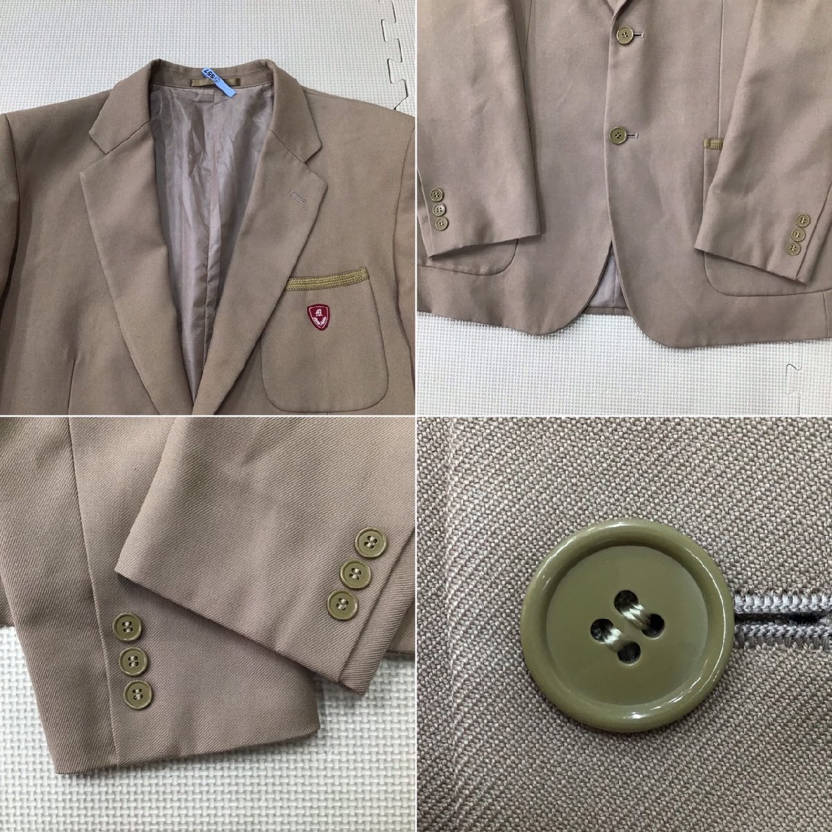 O280/A(中古)愛知県 名城大学附属高校 男子制服3点 /LL/175A/W85/ブレザー/長袖シャツ/冬ズボン/AKIRA ONOZUKA/冬服/制服/学生服_画像3