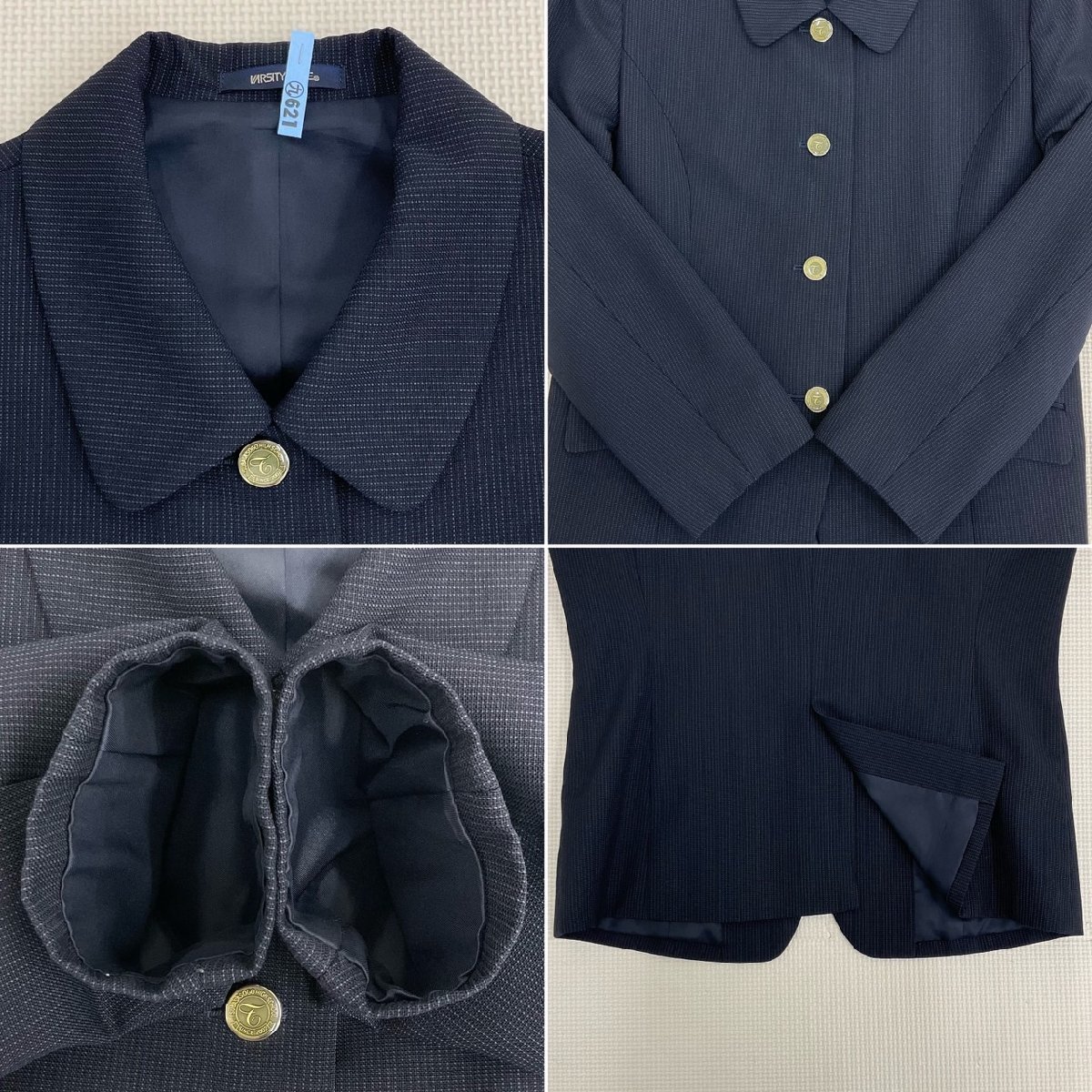 U229/S1001(中古)東京都 つばさ総合高校 女子制服5点 /L/W66/丈 U229/S1001(中古)東京都 つばさ総合高校 女子制服5点 /L/W66/丈