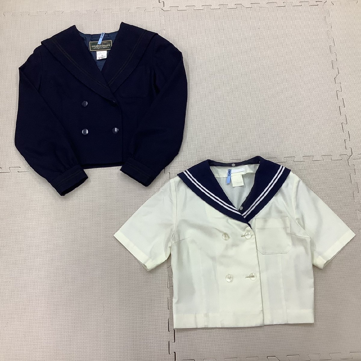 I206/Y(中古)福島県 郡山商業高校 女子制服5点 /L-/M/W66/丈63 I206/Y(中古)福島県 郡山商業高校 女子制服5点 /L-/M/W66/丈63