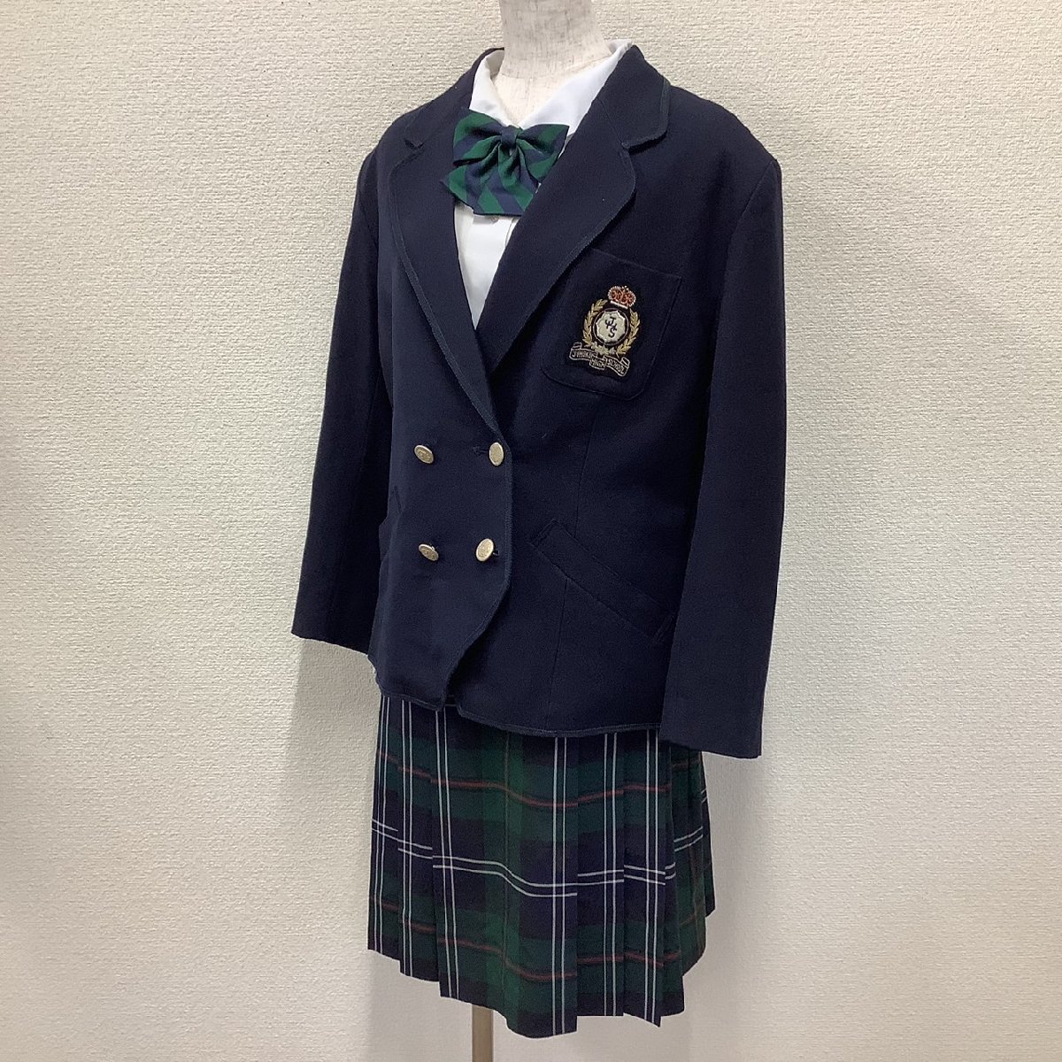 I227/Y(中古)山形県 山形城北高校 女子制服4点 /旧制服/LL/BM/ I227/Y(中古)山形県 山形城北高校 女子制服4点 /旧制服/LL/BM/