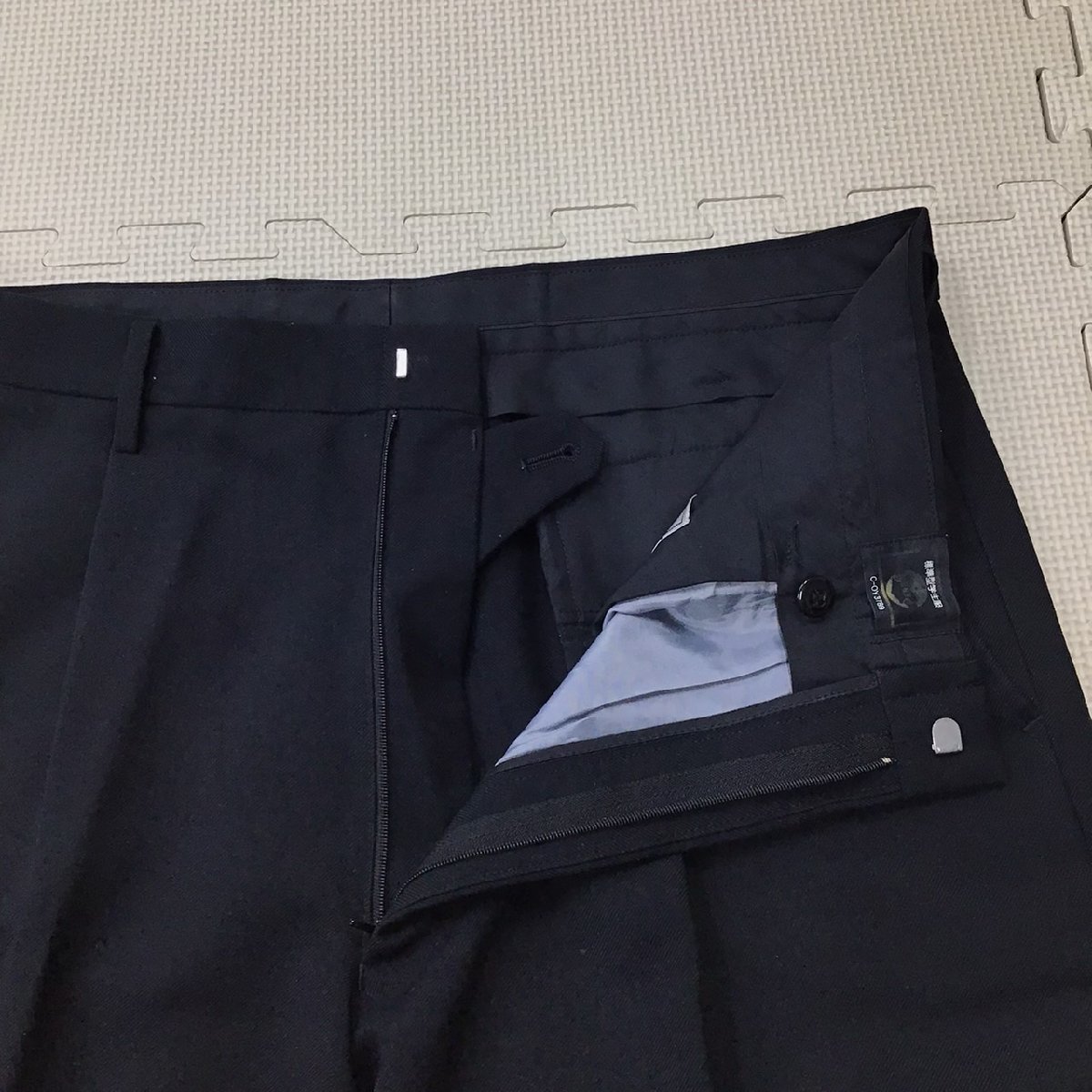 O330/L(中古)校名不明 男子制服2点 /Cランク/185A/W85/学ラン/冬ズボン/TOMOW BASIC PRO/黒/レギュラーカラー/冬服/中学/高校/標準型学生服_画像6