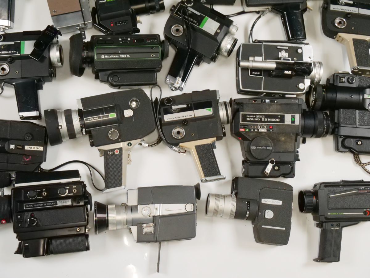 47 Nikon FUJICA MINOLTA ELMO 他 8ミリビデオカメラ まとめ まとめて 大量セット 2個口_画像7