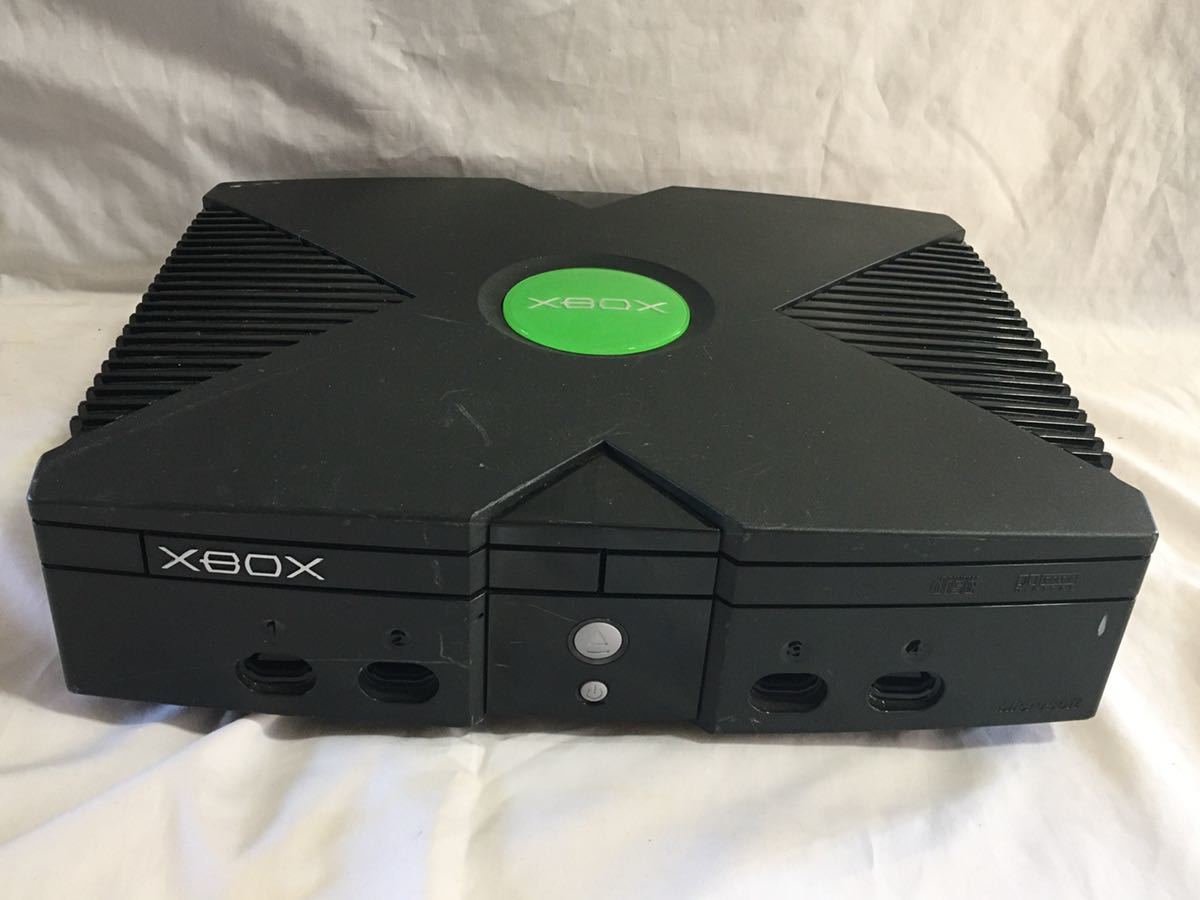 XBOX マイクロソフト　Microsoft Xbox Video Game System 通電確認　トレイ開閉確認　本体のみ_画像1