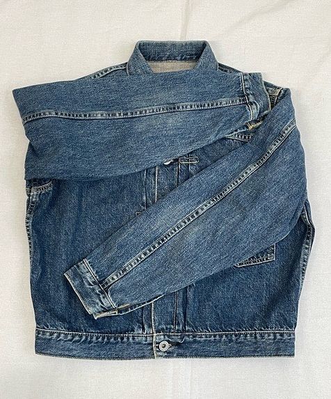 90's 1997 香港製 リーバイス LEVI'S デニムジャケット 71506-XX 大戦モデル 1st ファースト 復刻 サイズ36 [kn-0223]の画像4