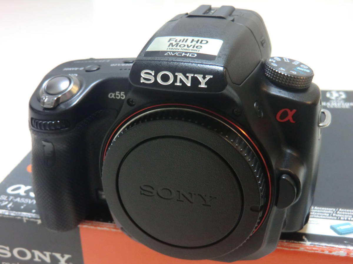 SONY Sony α55 SLT-A55VY double zoom lens kit used good goods usage little operation verification ending 