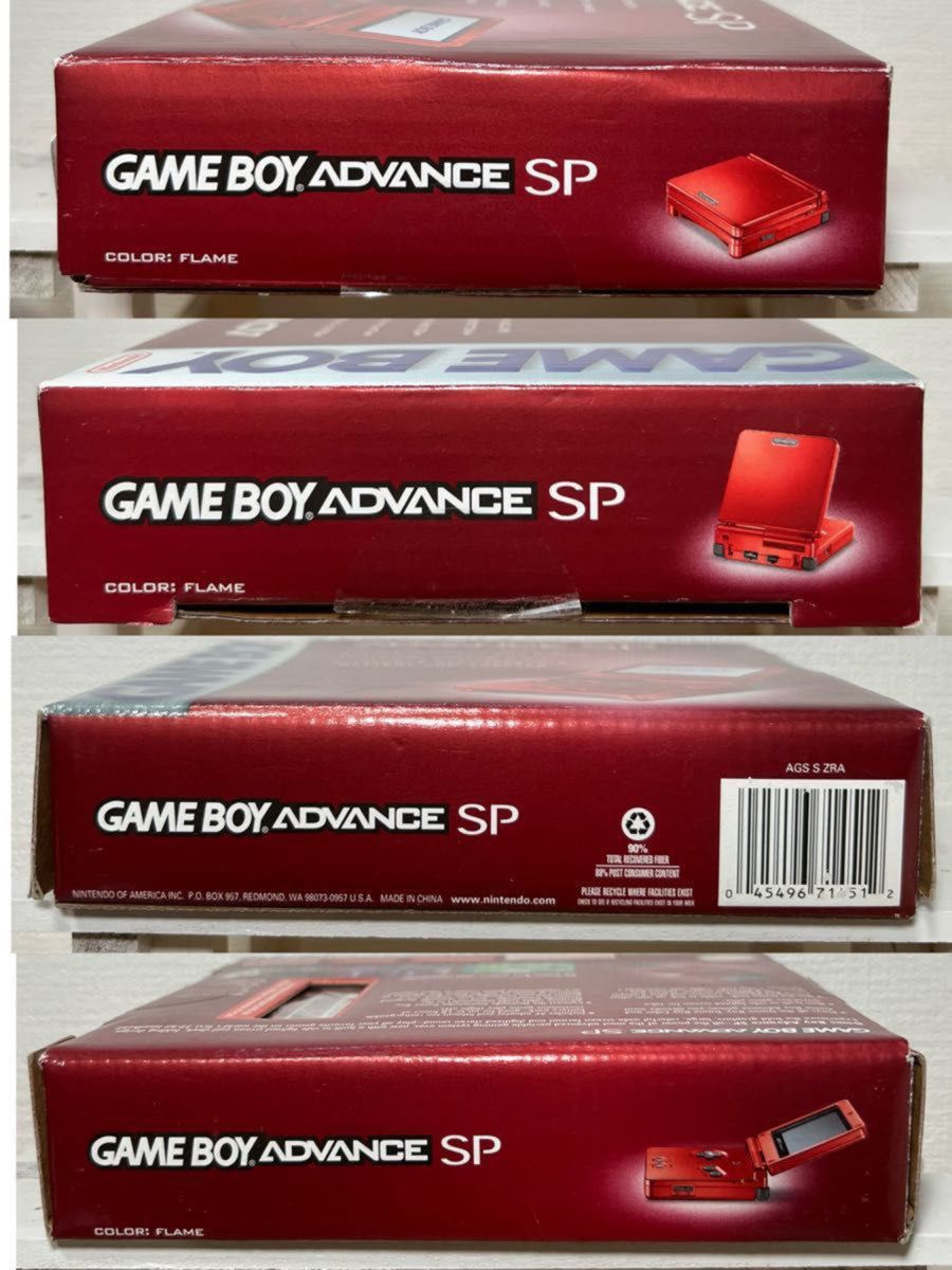 超希少 ゲームボーイアドバンスSP 北米版 フレイムレッド 正規品 超希少 ゲームボーイアドバンスSP 北米版 フレイムレッド 正規品