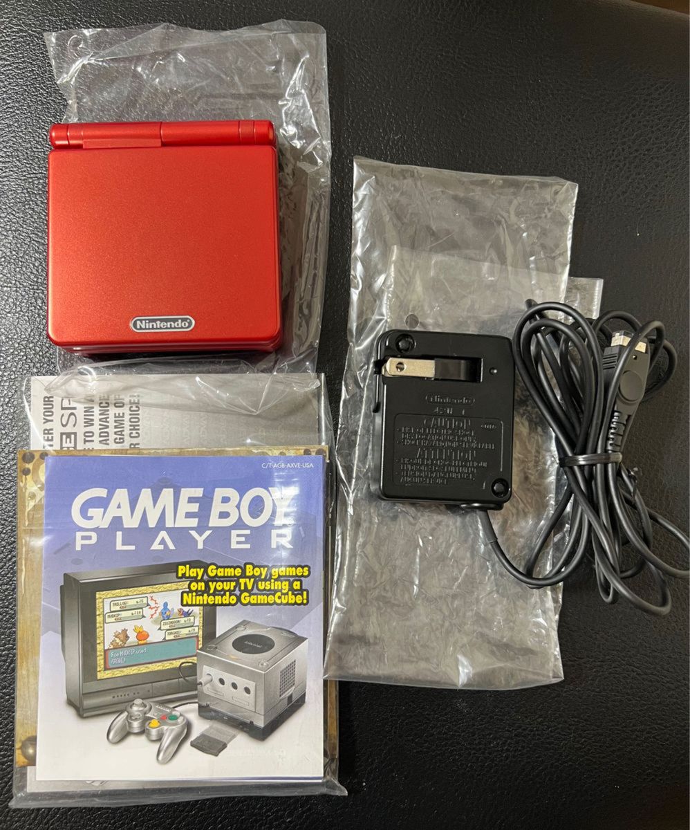 超希少 ゲームボーイアドバンスSP 北米版 フレイムレッド 正規品 超希少 ゲームボーイアドバンスSP 北米版 フレイムレッド 正規品
