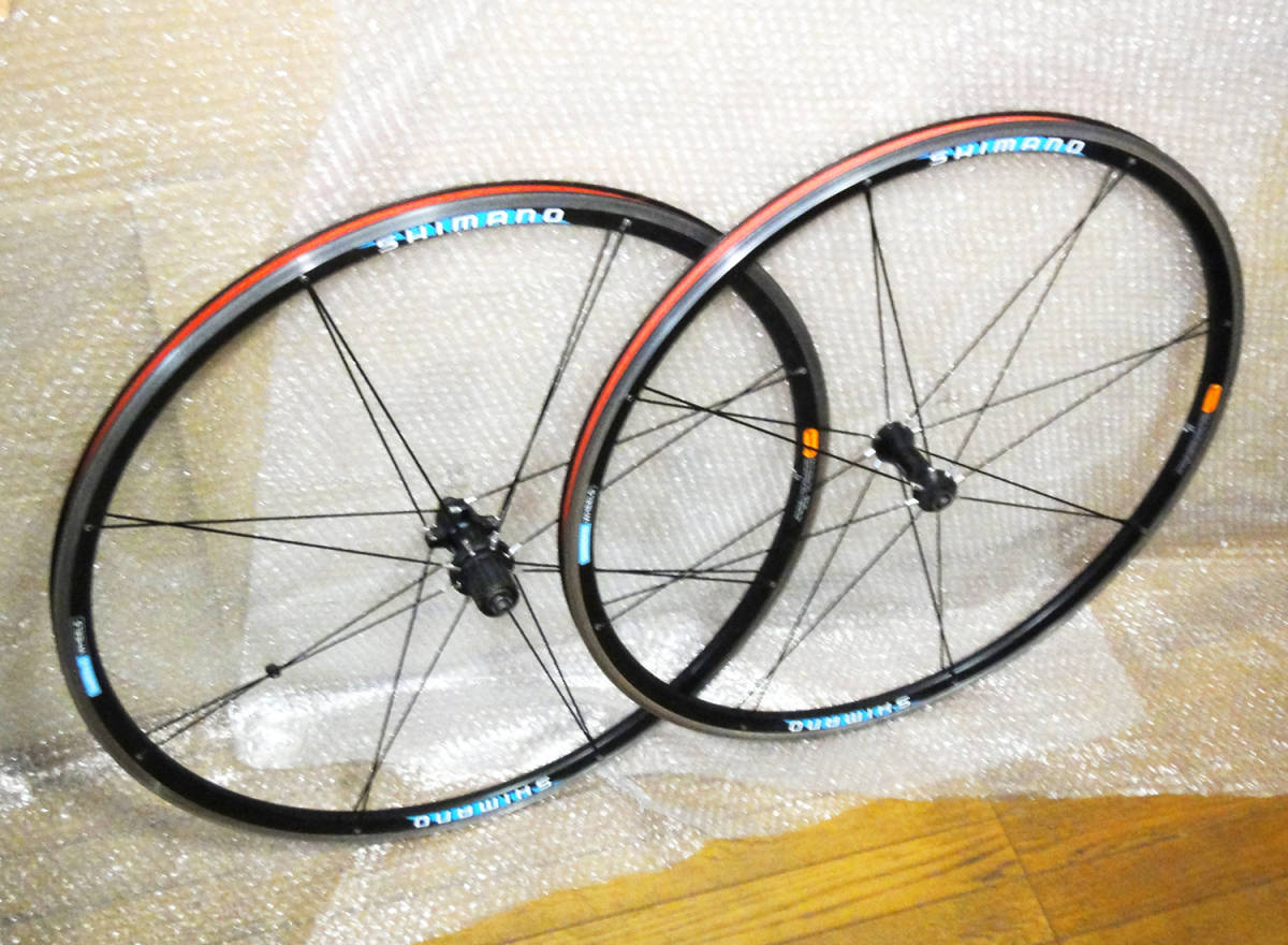 希少 シマノ SHIMANO WH-R540 700c 完組ホイール (前後セット 希少 シマノ SHIMANO WH-R540 700c 完組ホイール (前後セット
