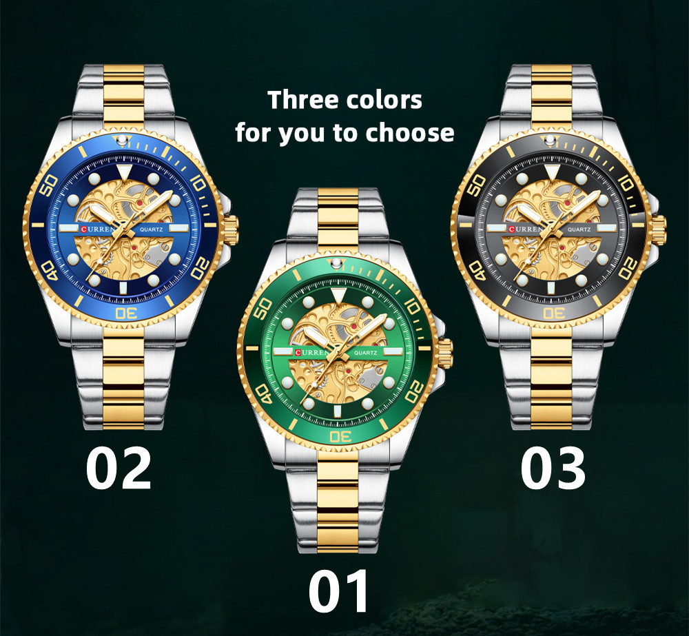 高級感合金バンド 腕時計 多機能防水 ビジネス ファッション クォーツ式 メンズ ウォッチ カラー選択可 C090_画像4