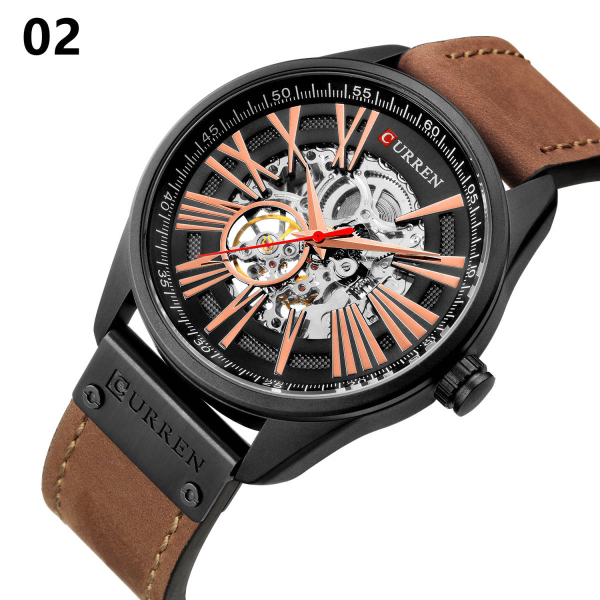 上質でビジネス適用品 メンズ 腕時計 多機能防水 耐衝撃 機械式時計トップ 自動巻き 耐久性良い C065_画像1