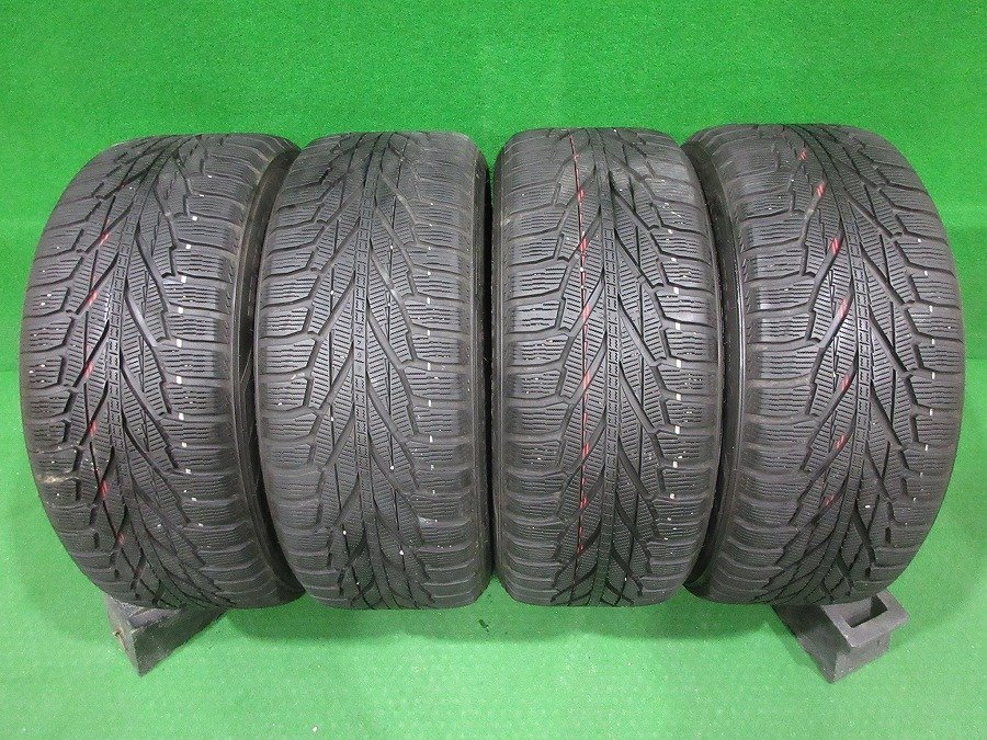 美品★MOTEC/モーテック 19インチ アルミ 19×9J +48 120-5穴 7分山★NOKIAN/255/50R19 107R XL スタッドレス 4本[BMW 等に]_画像8