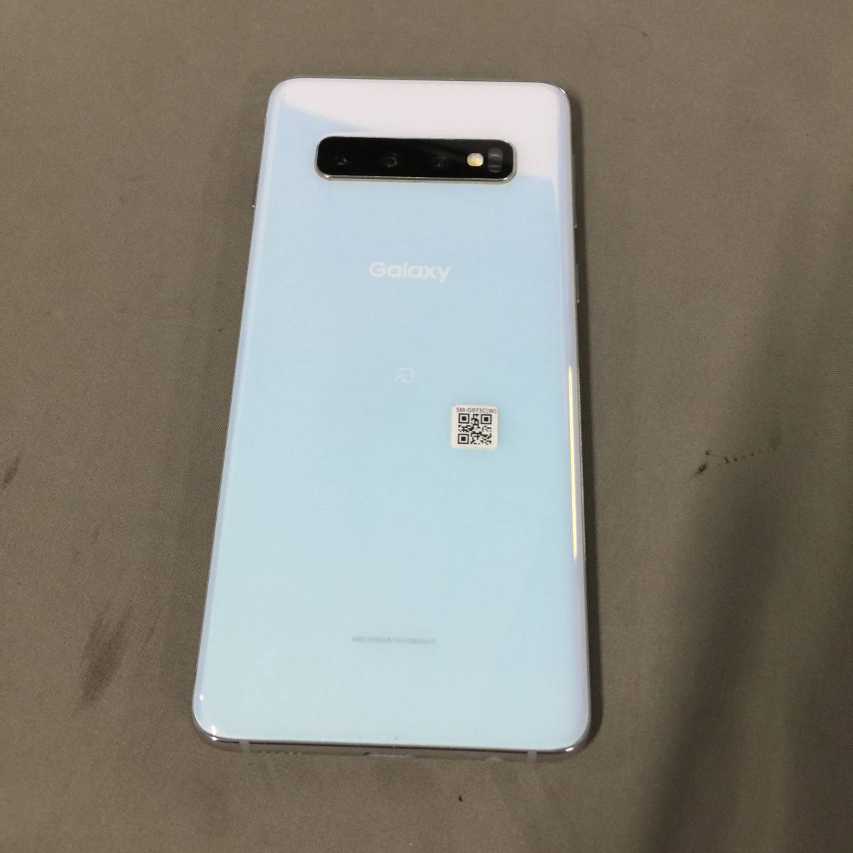 ■Galaxy S10 128GB SM-G973C SIMフリー スマホ ホワイト　【23/1108/01_画像3