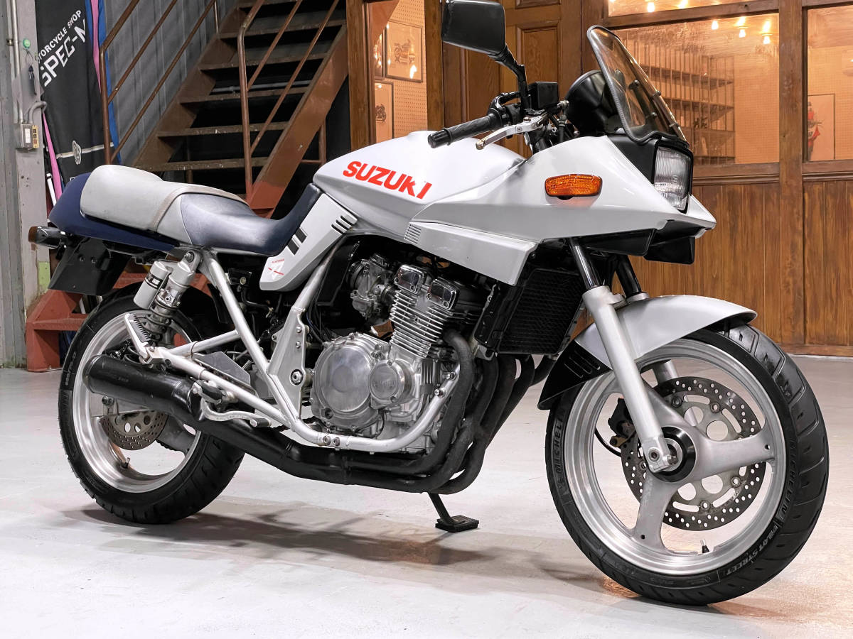 ★新春大特価★ GSX250S カタナ GJ76A ★動画★ タナックス製ナポレオンミラー装備 刀 4320_画像5