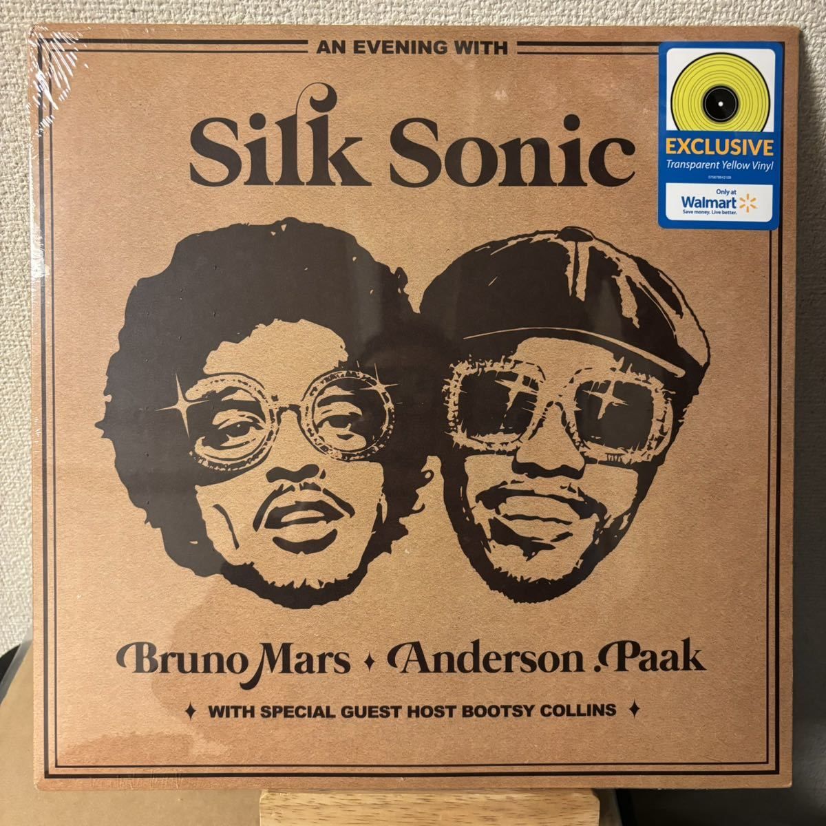 新品未開封 An Evening With Silk Sonic レコード LP Bruno Mars Anderson Paak シルク・ソニック ブルーノ・マーズ アンダーソン・パーク_画像2