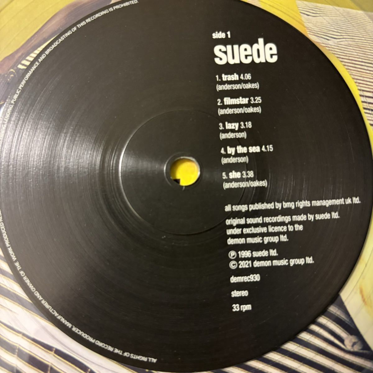 Suede Coming Up レコード LP アナログ スウェード vinyl Britpop ブリットポップ_画像4