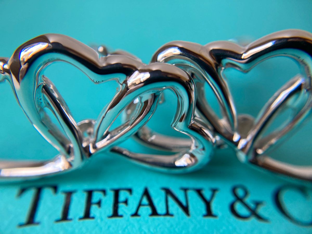 Tiffany＆co.  ティファニー　トリプル・オープンハート　両耳　シルバーイヤリング　ピアス　Ag925