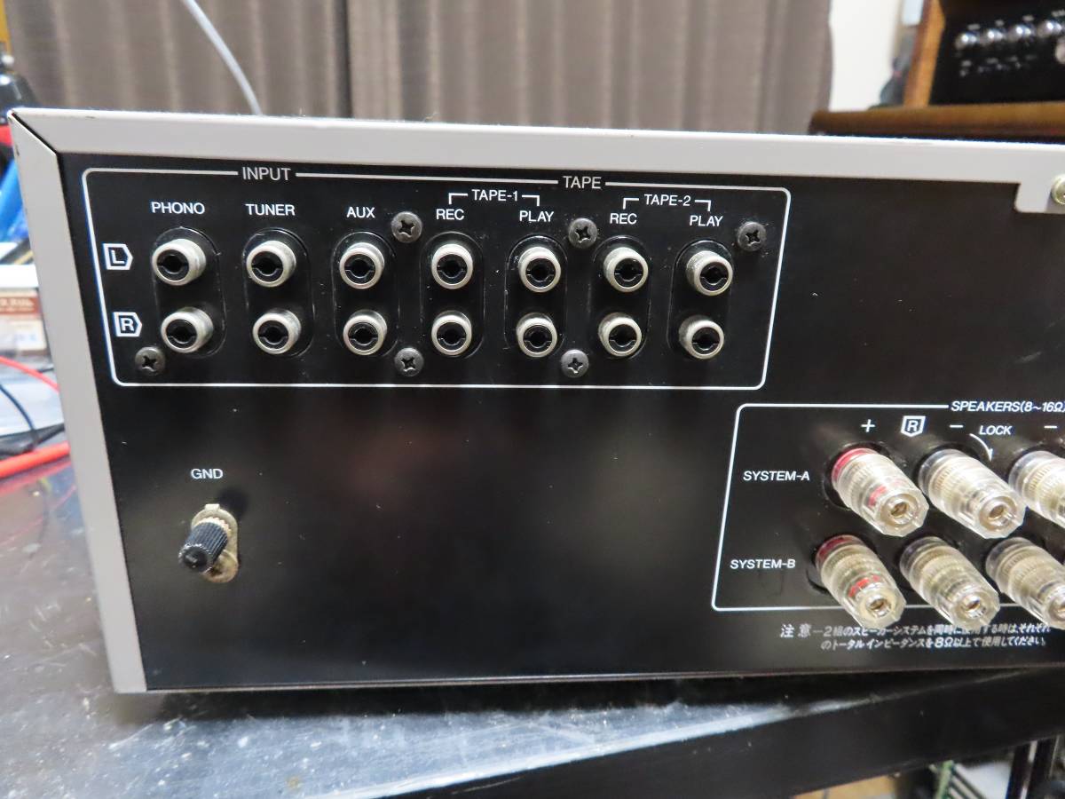 SANSUI プリメインアンプ　AU-D7【修理・動作品】_画像9