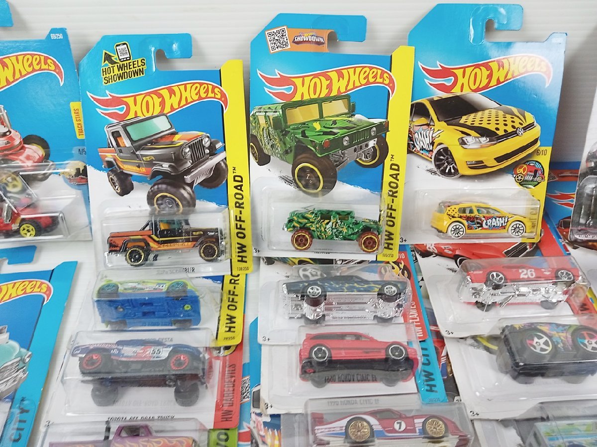 [BA-3-4] ホットウィール Hot WHeeLs 61台まとめ売り 未開封 シビックEF/ポルシェ993GT2/BMW M3 他_画像3