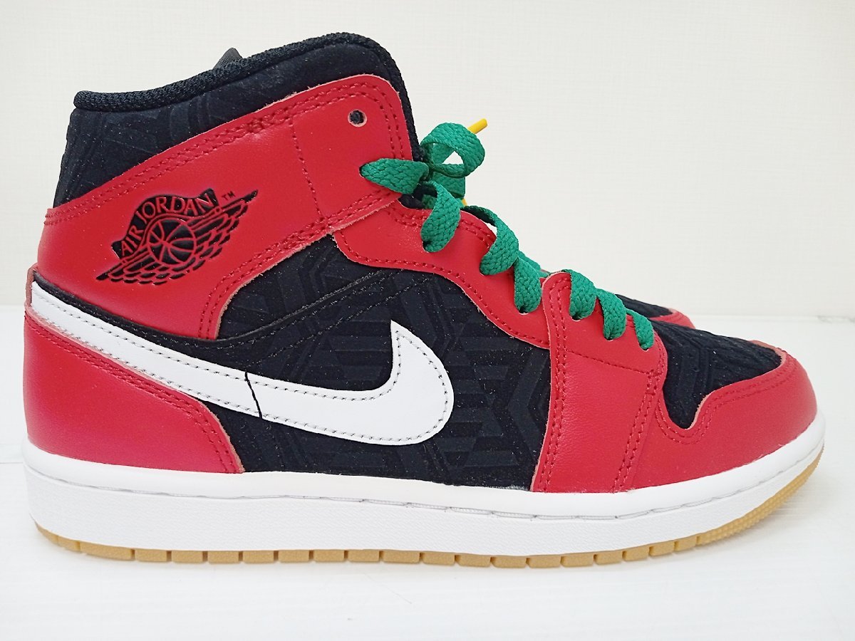 [16A-511-070-1] 美品 NIKE ナイキ AIR JORDAN 1 MID SE DQ8417-006 サイズ25.5㎝ ほぼ未使用_画像2