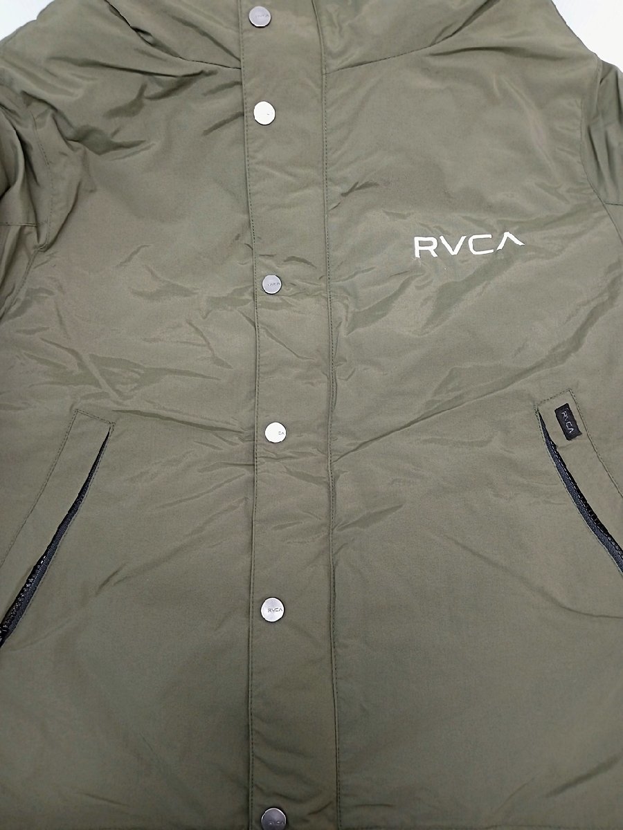 [12B-511-049-2] RVCA ルーカ ジャケット 中綿 ナイロンジャケット AJ042-760 サイズS MOS_画像4